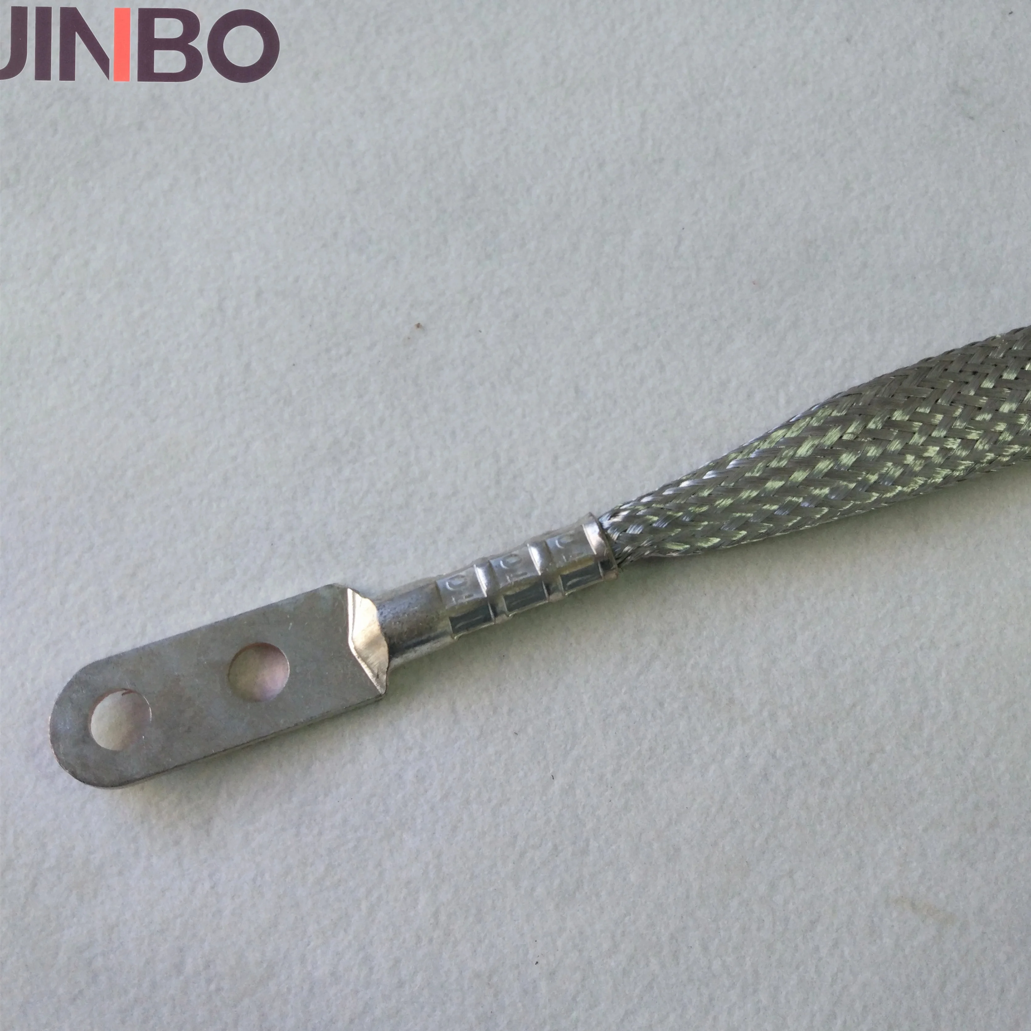 Electrical Ground Earth Strap Flexible Connector Tined Braided Earthing Copper Strip