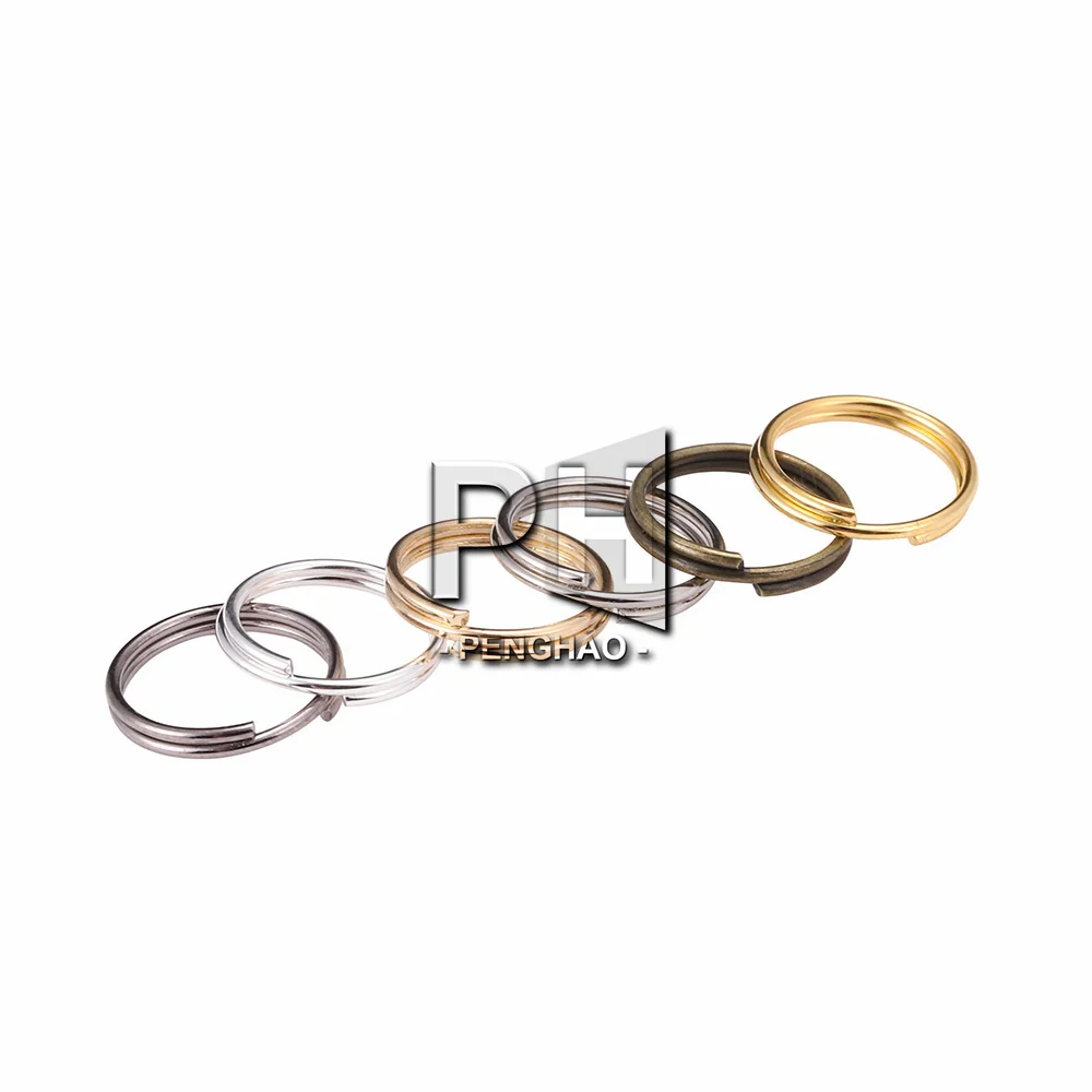 6 8 10 12 mm Open Jump Rings Double Loops Split Rings Connectors for Diy Jewelry Making Finding Accessories Wholesale