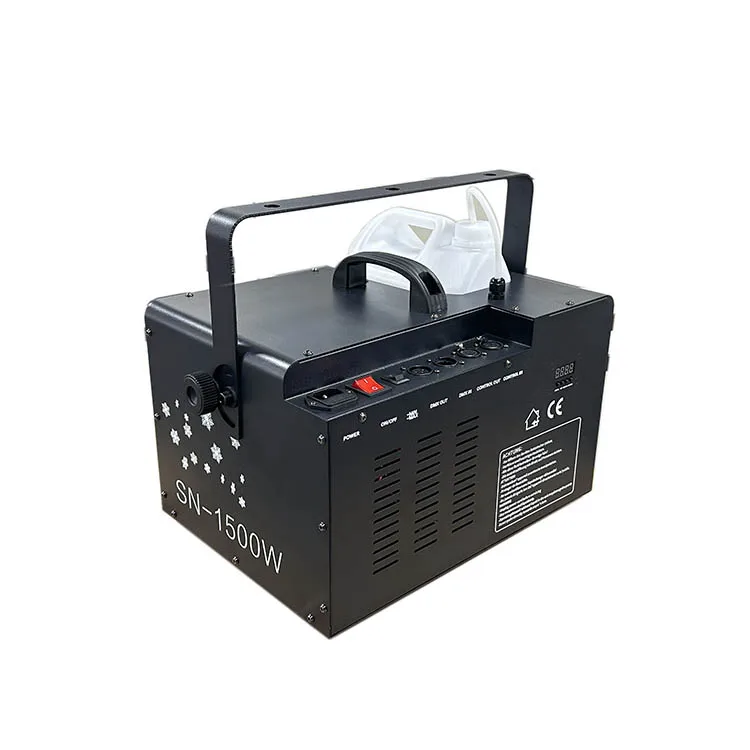 New 1500W DMX512 Wireless Remote Control Moving Head Artificial Snow Machine For Party Disco