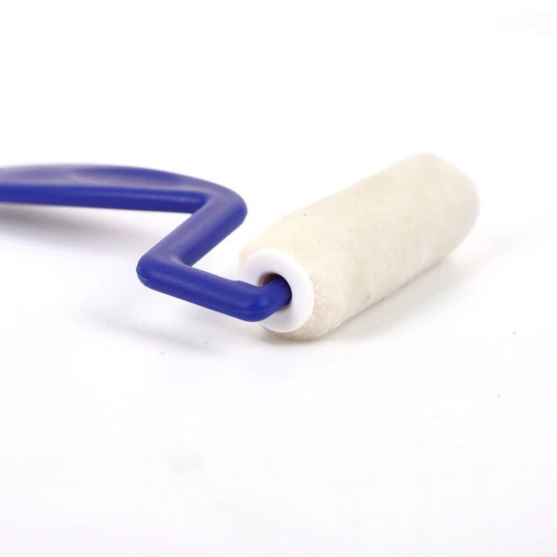 BIYU High Quality Designer Paint Rollers Custom Paint Roller Decorative Paint Roller Brush With Blue Plastic Handle