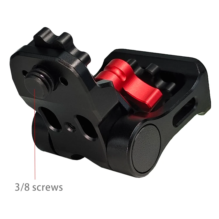 Locating Hole Monitor Mount Bracket Holder, Adjustable Metal Mount for Sony Canon DSLR Cameras Video Monitor