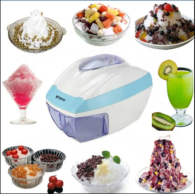 2024 Ice Crusher with Adjustable blade home kitchen professional ice shaver snow cone maker