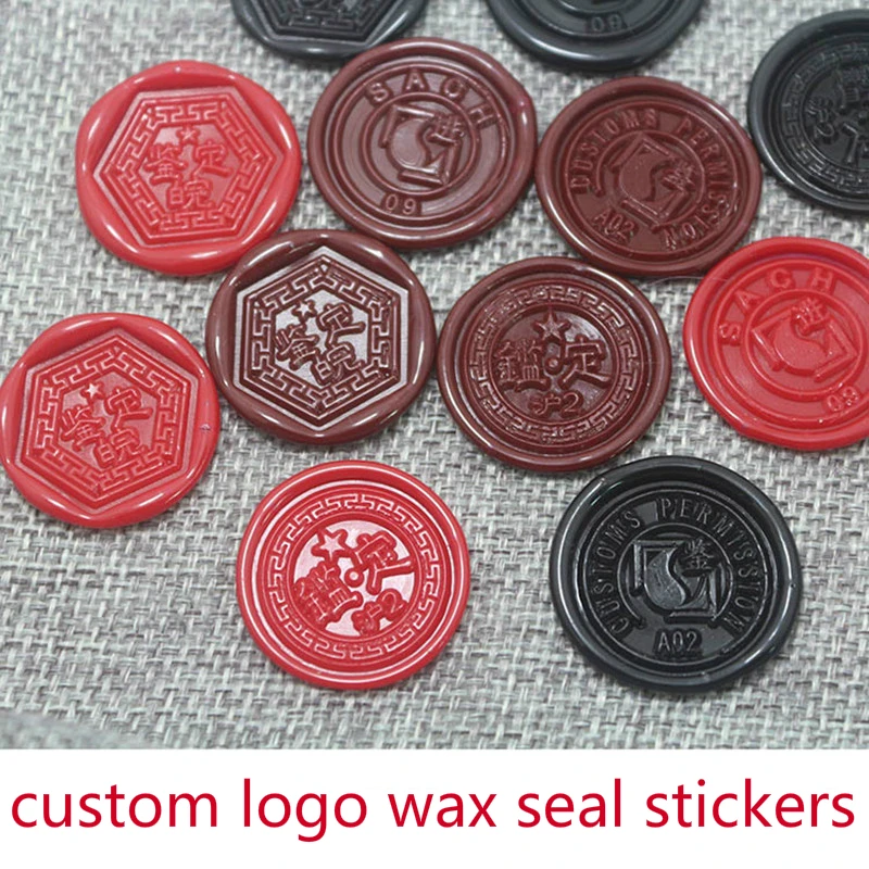 Handmade Sealing Wax Stickers/Beautiful Wedding Crown Design Envelope Seal Sticker