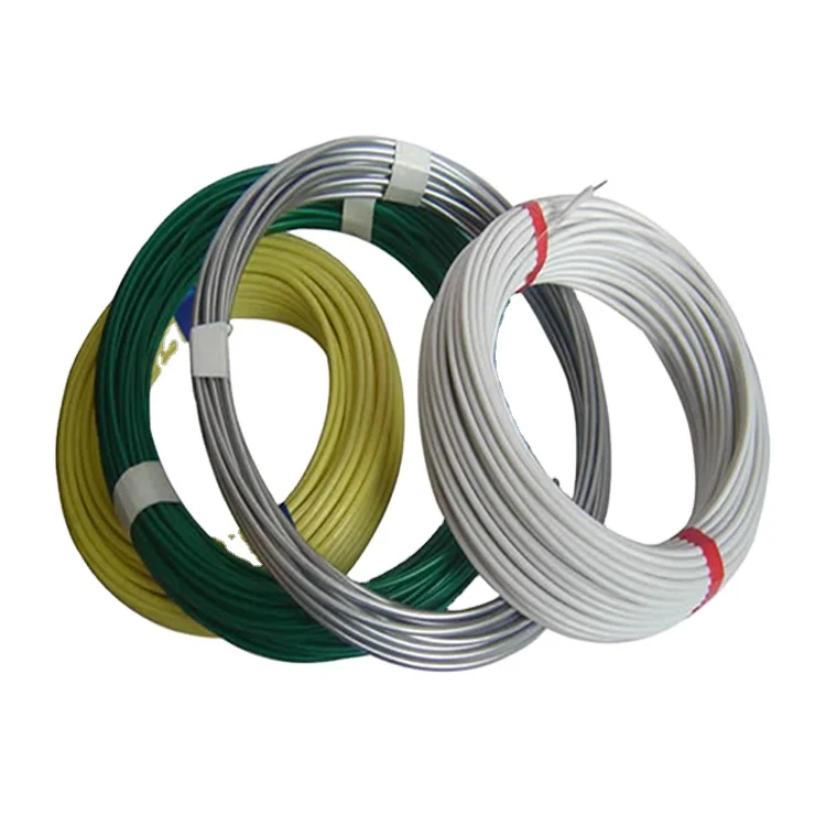 Factory supply 0.3-6.0mm High Quality Pvc Coated with Wire Galvanized Green Wire binding wire for Poultry Farm