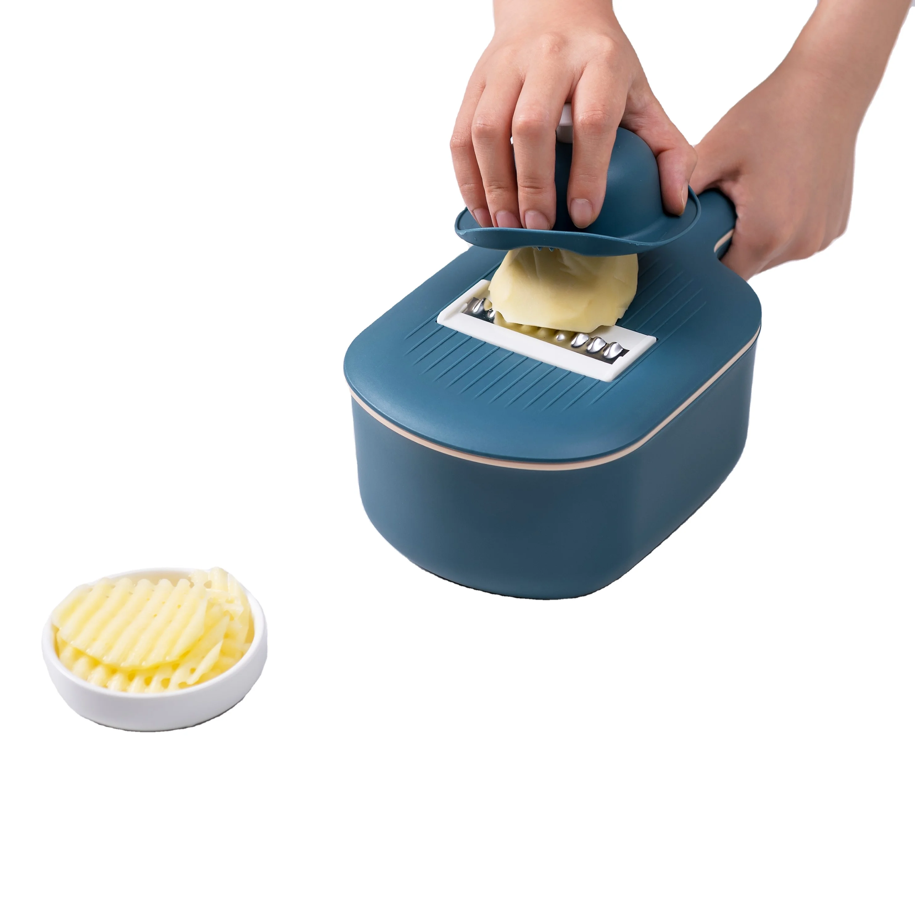 Cheese grater with container manual peelers slicers graters peelers slicers food grater