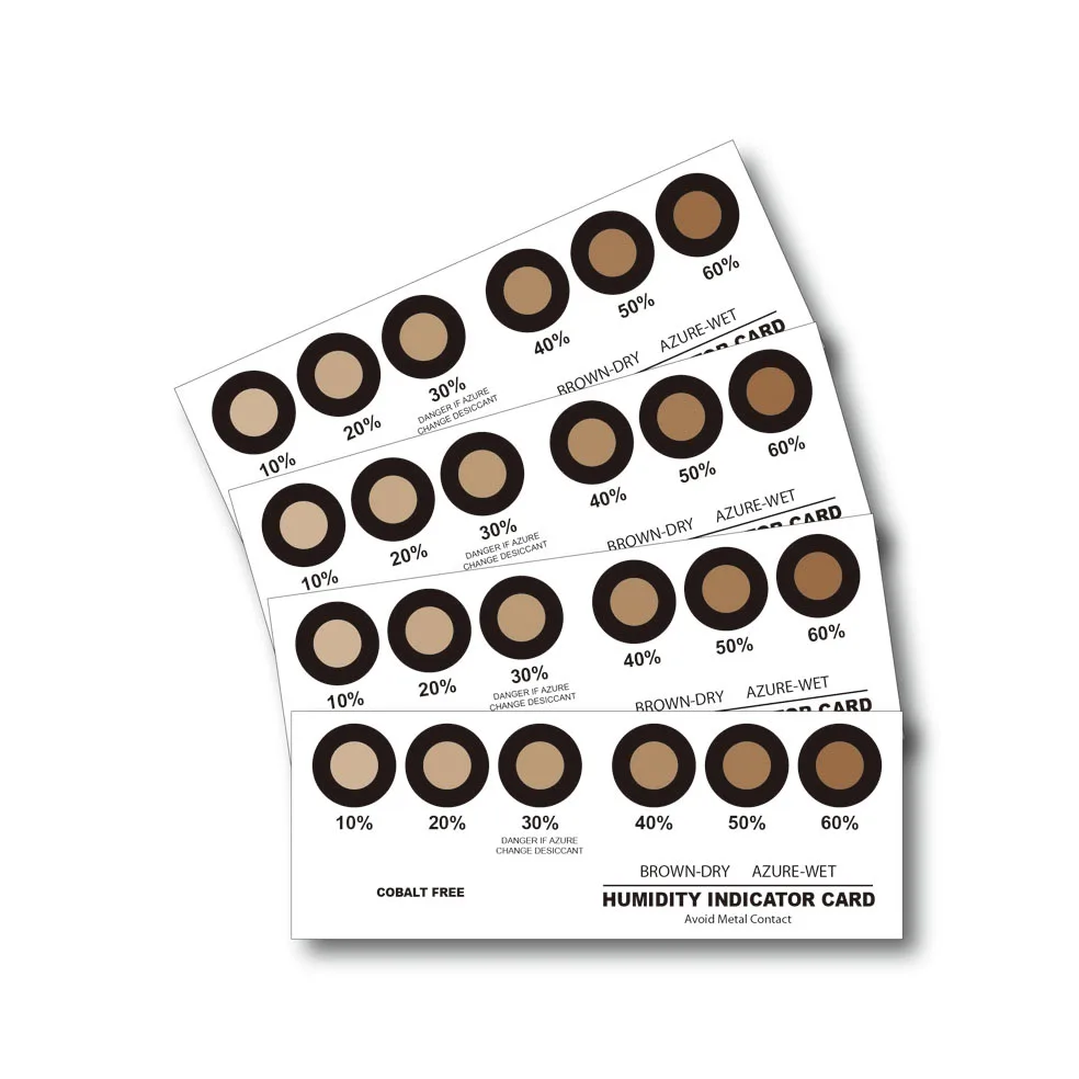 
6dots Eco-friendly PCB Humidity Indicator Card from Brown to Blue 