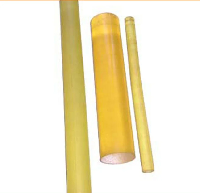 Colored Casting PU Polyurethane Plastic Rods , 90 Shore A