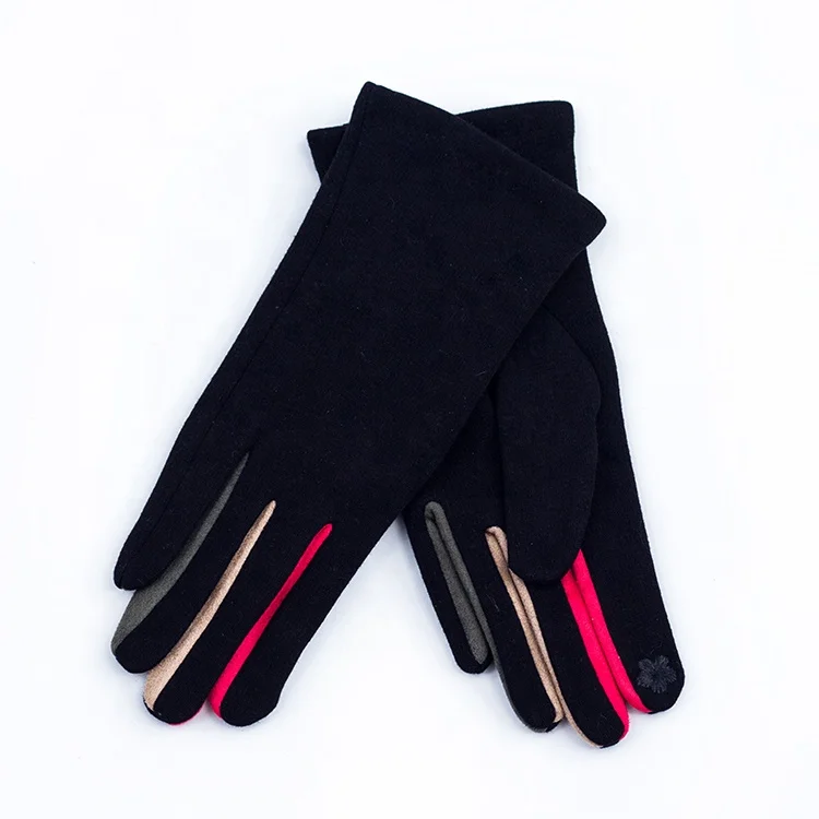 Cheaper Price Classic Customer Logo Winter Touch Screen Fashion Gloves For Women