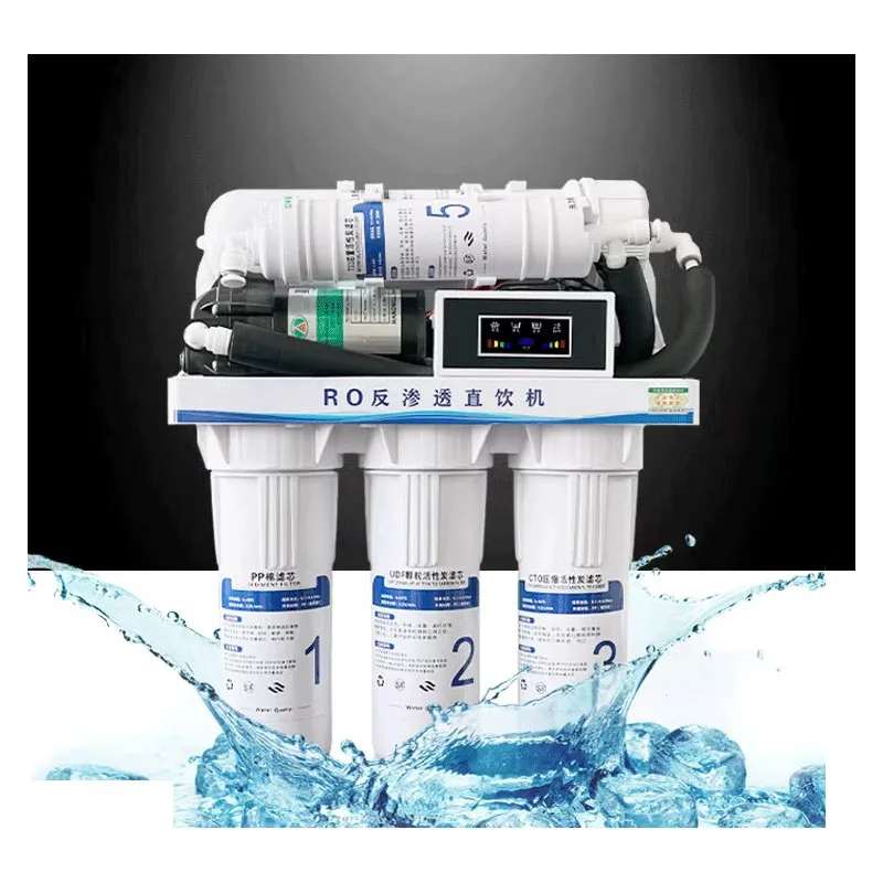 5 Stages R O Reverse Osmosis Water Purifier Machine Water Filter Housing 20 Inch With Pressure Tank