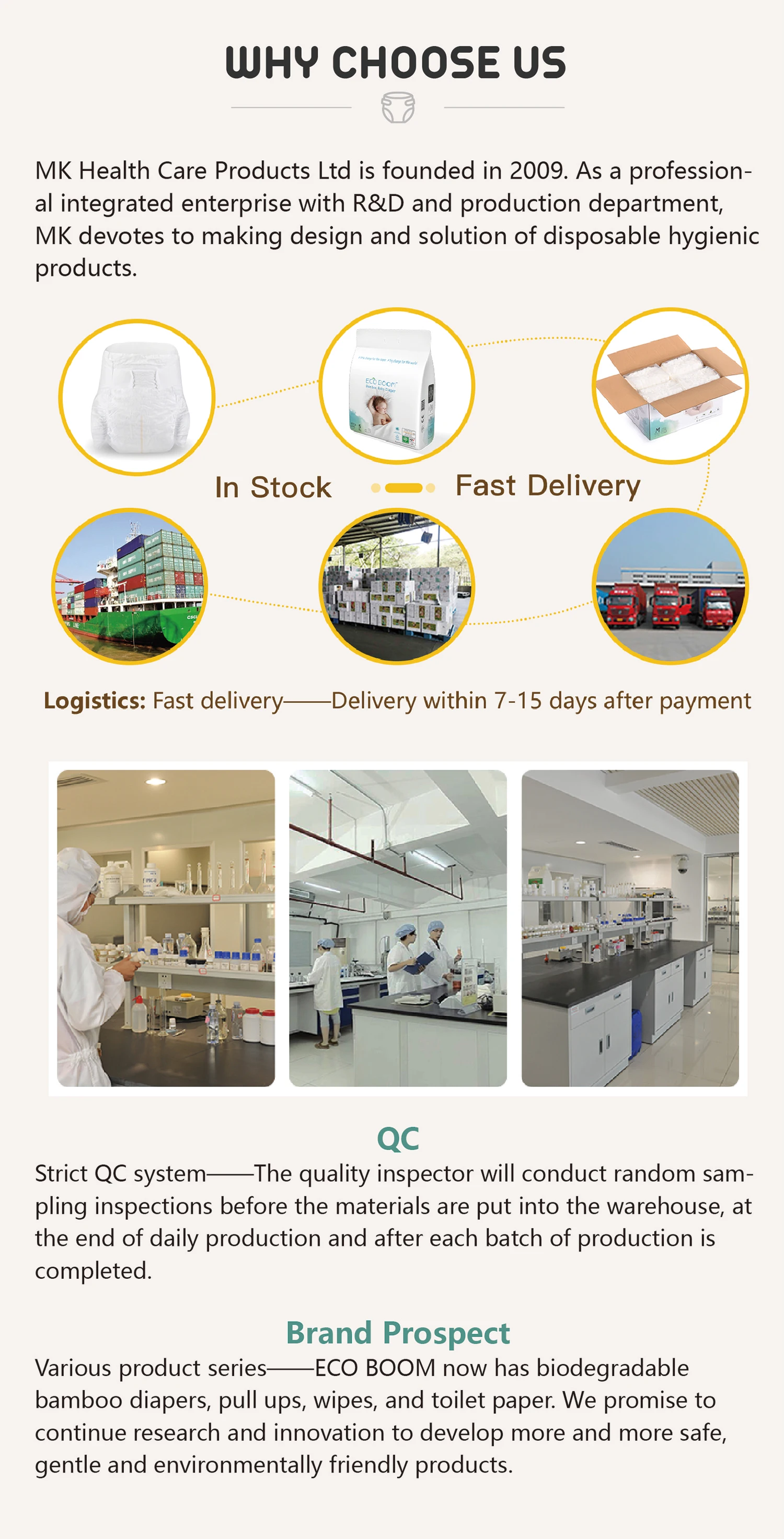 OEM ODM Ecological Bamboo Biodegradable Disposable Infant Baby Diapers Nappy Of Customized Design Wholesale