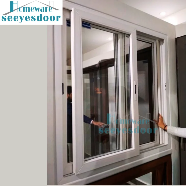 Seeyesdoor large style 72x36 double glazed aluminum sliding windows with waterproof gasket