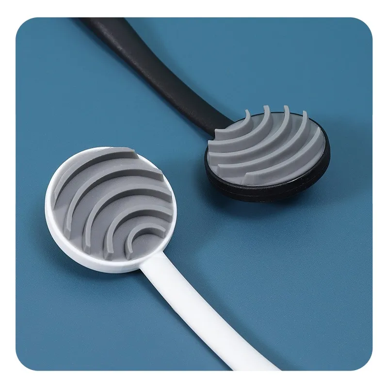 Оптовая продажа белый и черный пластиковый скребок для языка силиконовый пластик