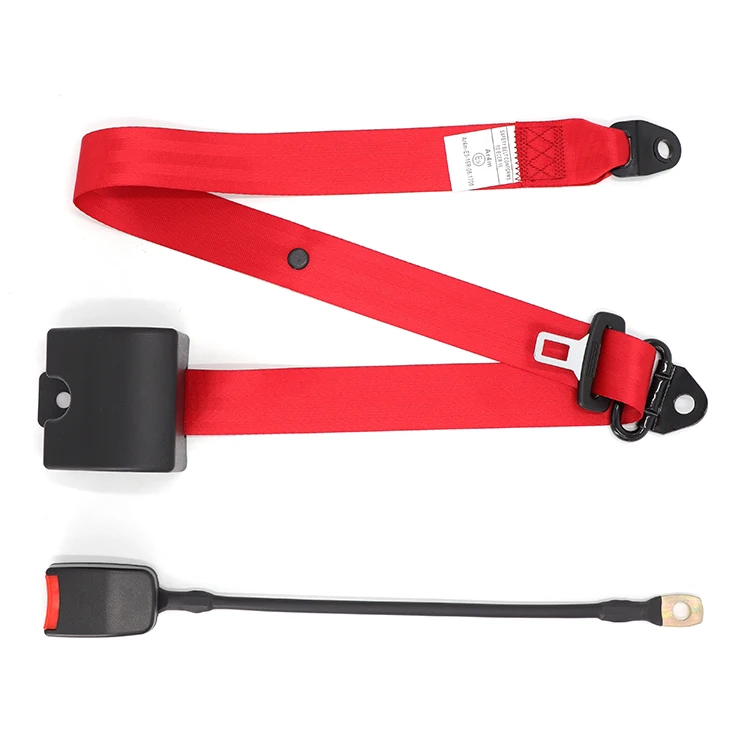 Ar4m с красным поясом 3-х точечный ремень выдвижной мужской кожаный ремень cinturon de seguridad retractil