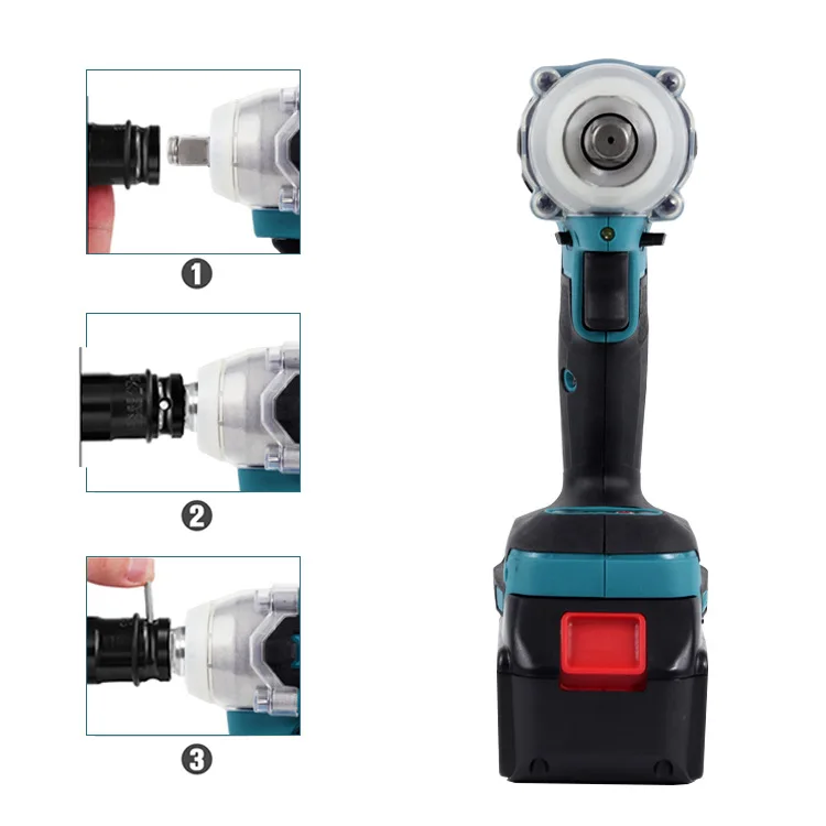 Аккумуляторная отвертка Makita 1/2 дюйма 18 в электроинструменты Электрический ударный гайковерт бесщеточный