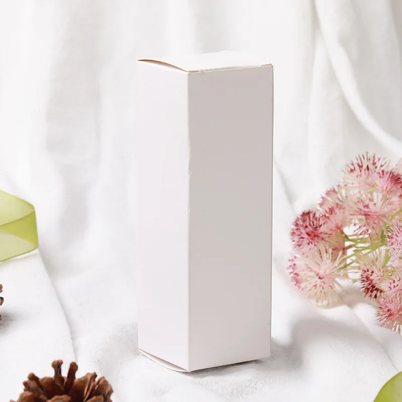 GMI Bulk Essence Skin Care Lotion Paper Box Thickened White Card Cosmetic Packaging with UV Coating Vanishing Printing Handling