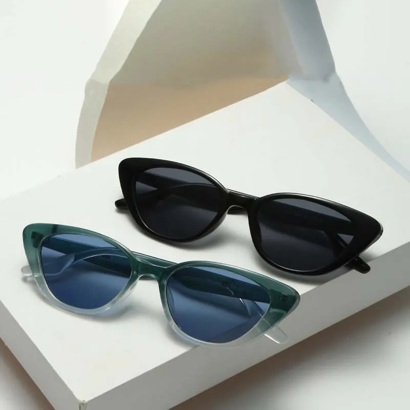 New Fashion cat Eye sunglasses UV Protection unisex sunglasses Popular concave shape personality retro sunglasses