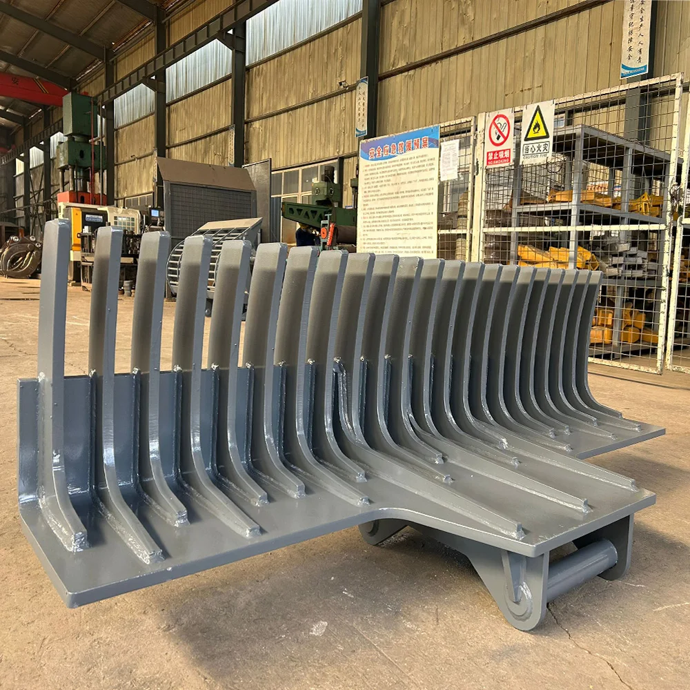 RSBM Excavator Spare Parts Attachments Rake Bucket for All Diggers