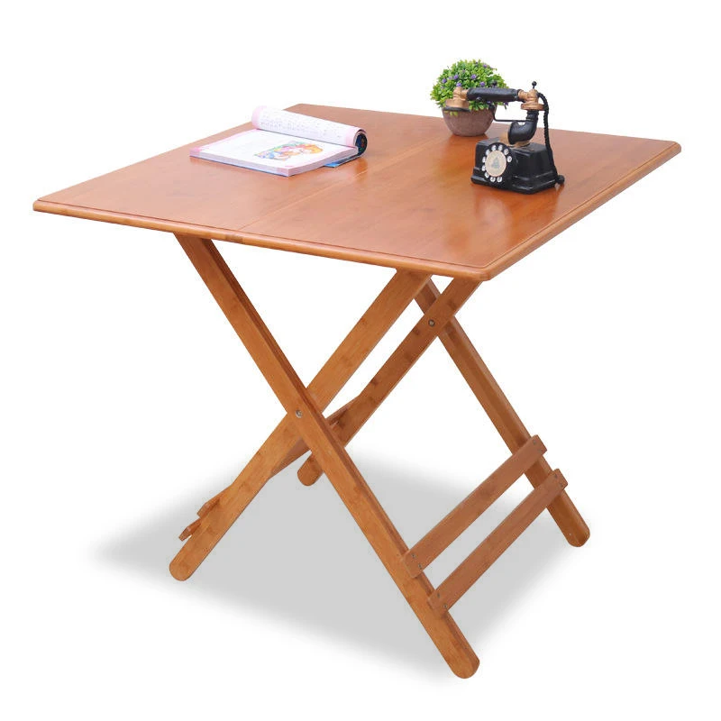 Manufacture Foldable Bamboo Square Table for Patio, Garden, Backyard, Beach