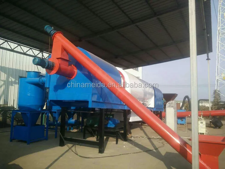 continuous sawdust coconut shell charcoal powder making machine price wood charcoal carbonization furnace