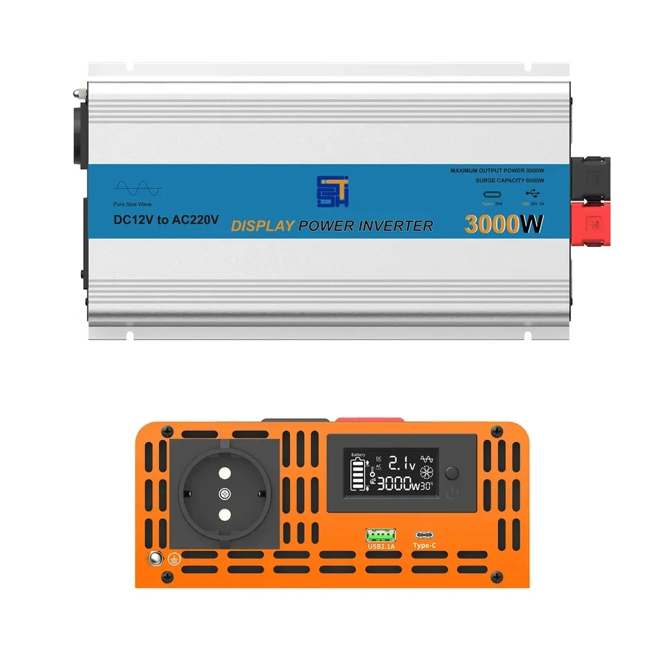 Hot Sale Home Inverter 3000w Pure Solar Inverter 48vdc To 220vac Off Grid Type Power Inverter 3kw