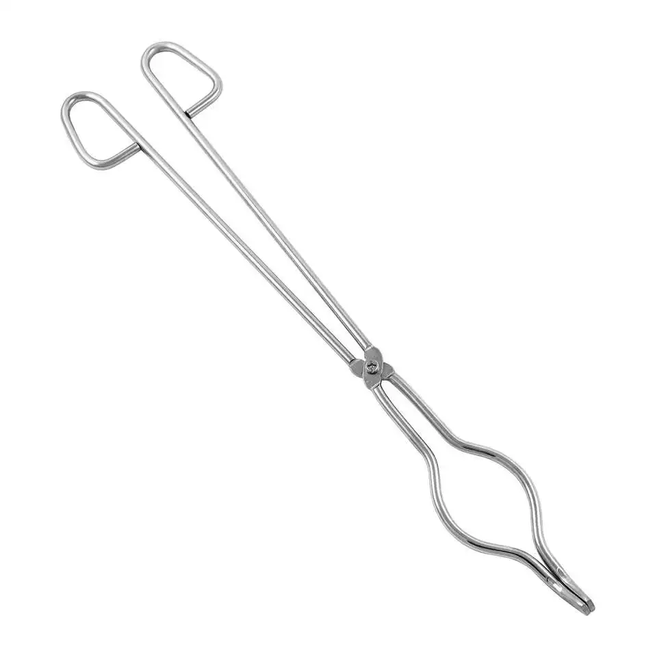 Laboratory Chemical Use Crucible Tongs 20cm 30cm 40cm Laboratory Holder Stainless Steel Crucible Tongs