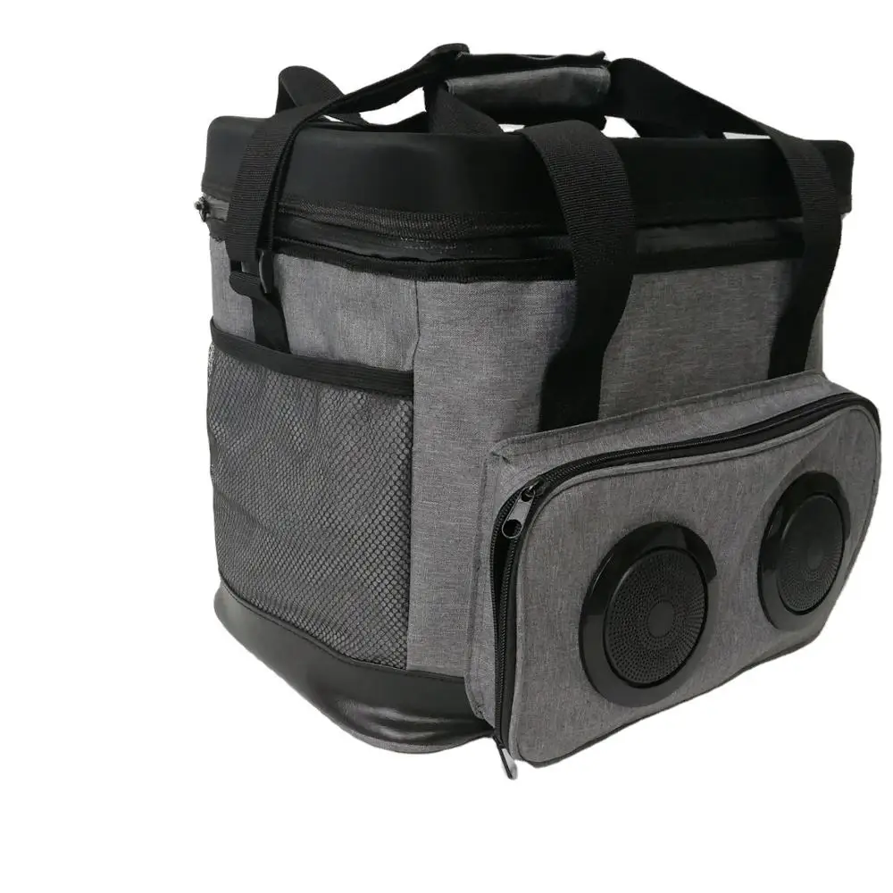 TR-Rechargeable Cooler Backpack Bag Speaker, Works with iPhone & Android,other Camping Cooler Bag Speaker for Outdoor Tents