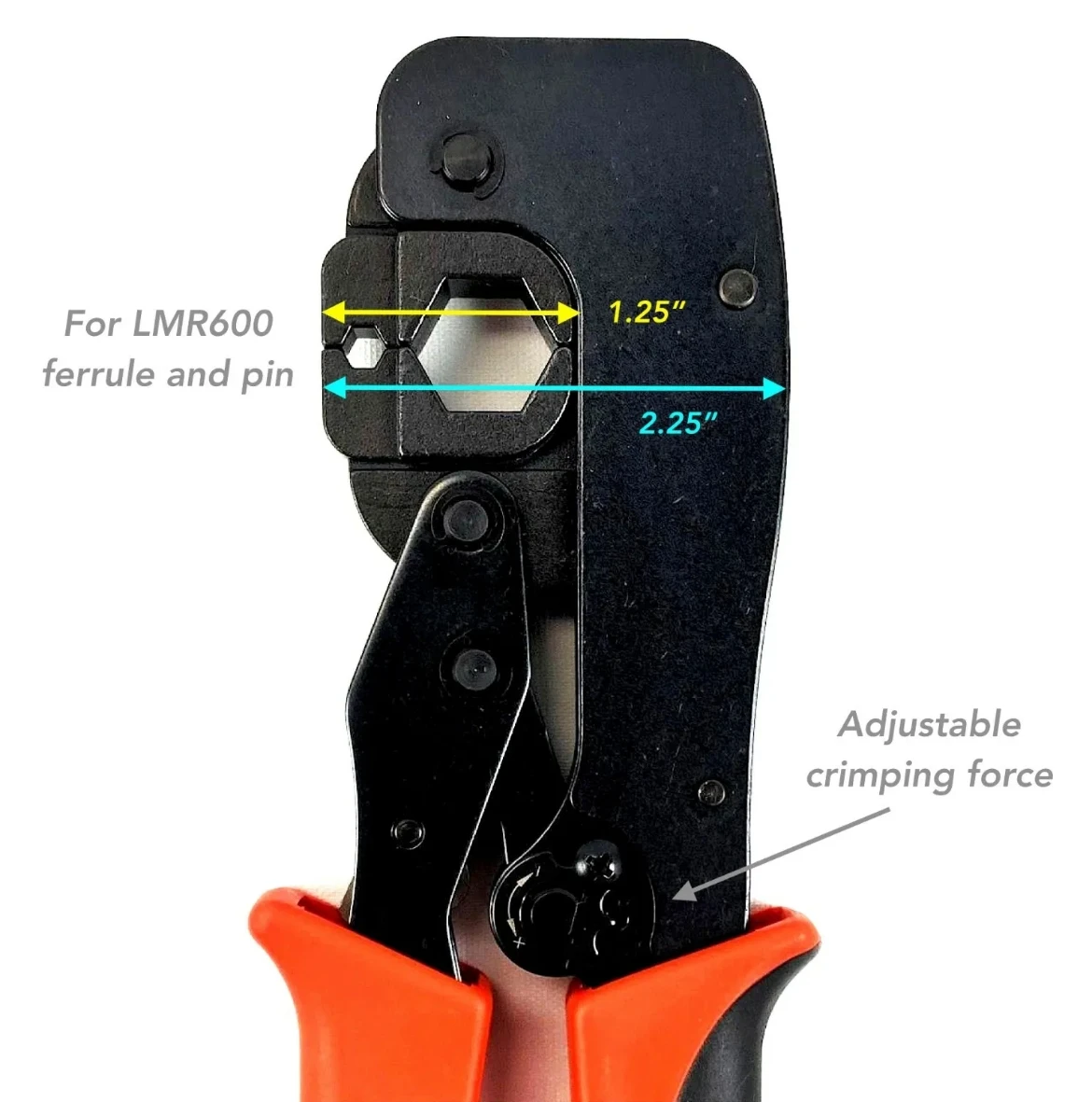 Factory supply Wholesale LMR-600 LMR600 stainless steel cable tie tool crimping tool for cable Crimp Wire Crimper Electrical