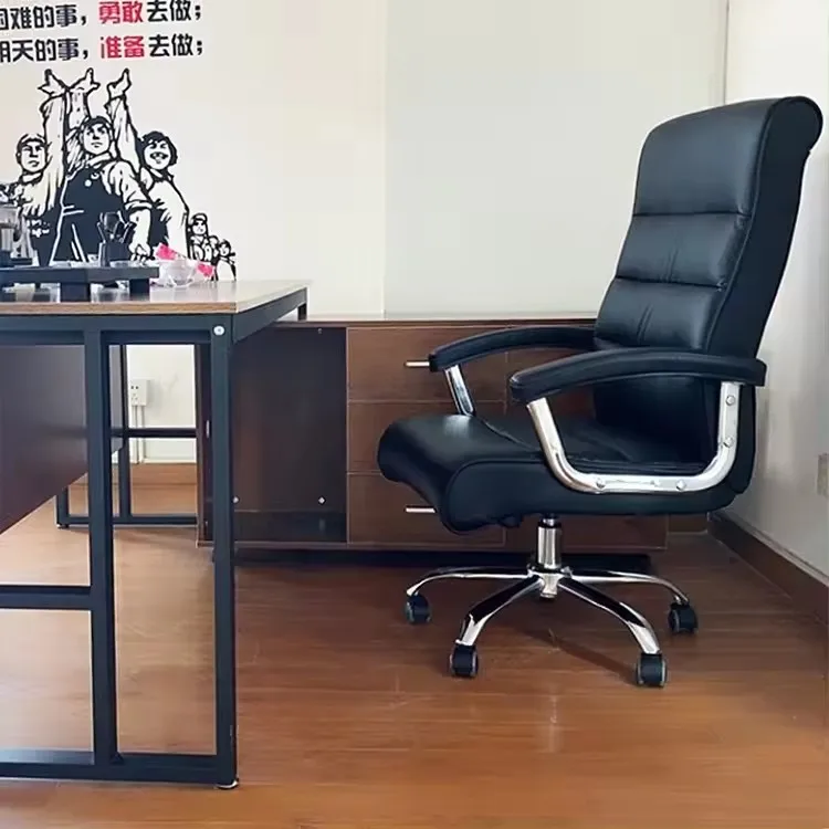 Factory price high back executive boss PU leather office chair office furniture swivel chair adjustable leather chair