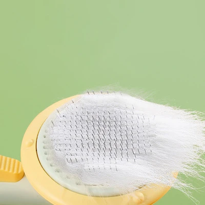 2021 New Design Pet Comb Hair Brush Hair Massage Self Cleaning Comb for Cats