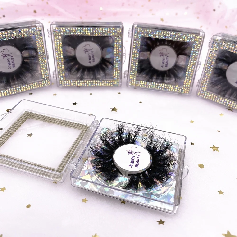 Factory Wholesale Cruelty Free Hot Selling Fluffy 16mm 20mm 25mm Mink Eyelashes Vendor Fluffy Mink Eyelash