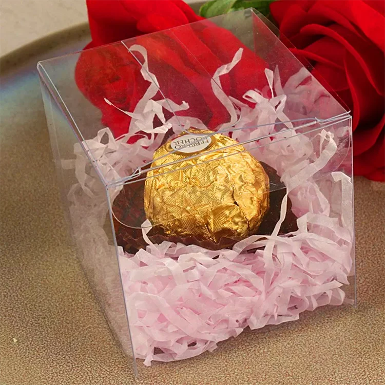 Clear Plastic Custom Transparent Gift PET PP Display Plastic Packaging Box For Candy