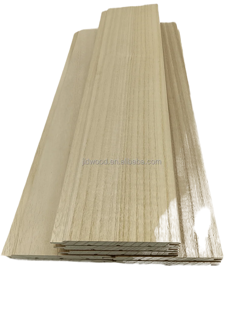 Best quality  paulownia wall panels wall decoration boards shiplap wall paneling tongue and groove lumber