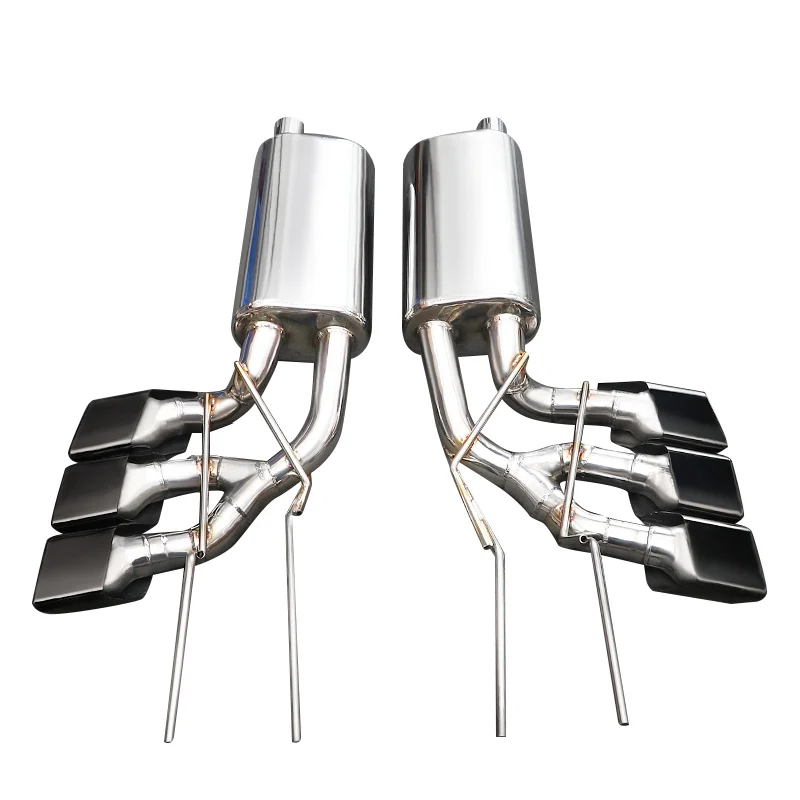 Exhaust Catback Valved Muffler Tips Stainless Steel Exhaust Pipes For Mercedes-Benz W464 W463 G500 G550 G63 2005-2022