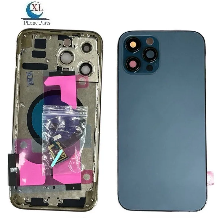 Оптовая продажа Заводские корпуса для мобильных телефонов iPhone 11 12 13 14 Pro Max Mini 14Plus Xr X Xs чехол на дверь батарейного отсека +