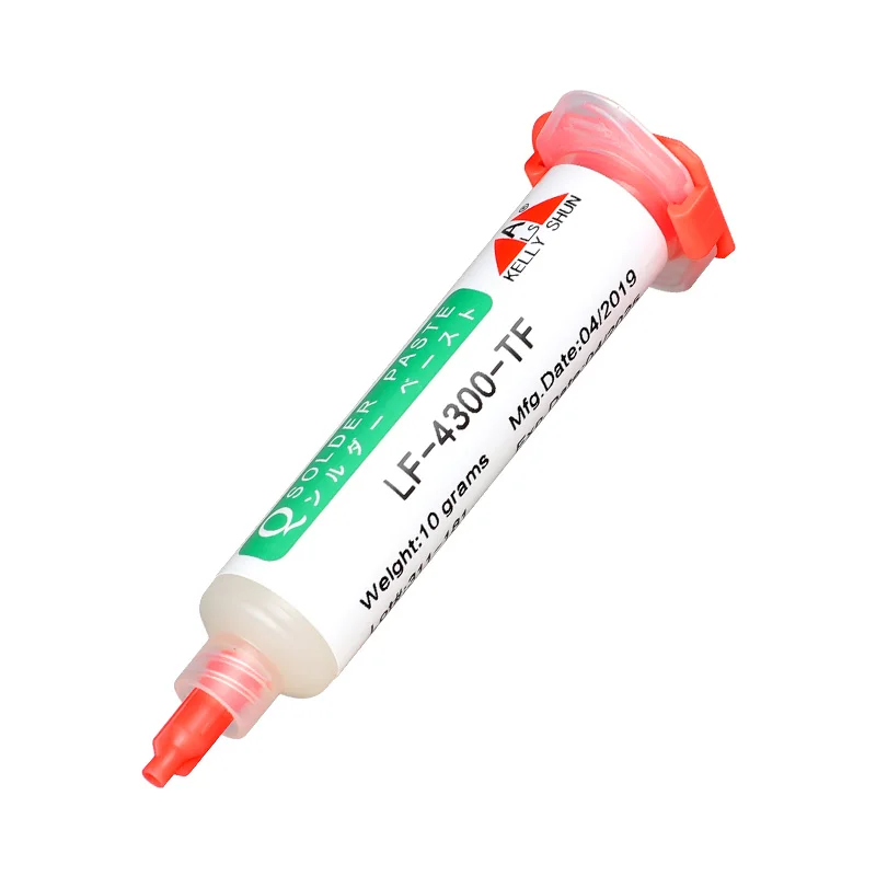 KELLYSHUN LF-4300 Liquid Flux 10CC No Clean Solder Flux Paste For BGA/SMD/Phone Etc.,Lead Free Halogen Free Rosin Flux