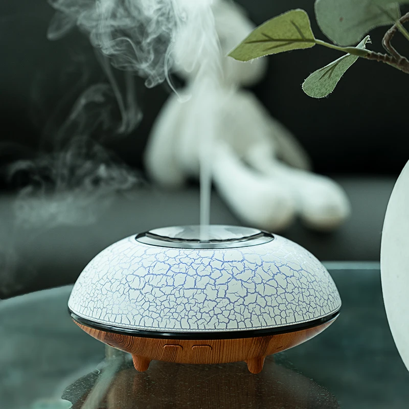 Wholesale air humidifier ultrasonic electric essential oil wood grain aroma diffuser