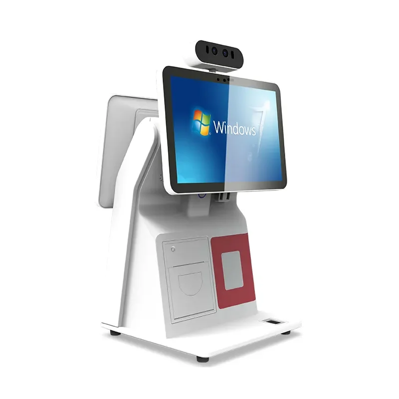 Cash Registerestaurant Ordering Countertop Touchscreen All In One Pos System Machine For Lottery With Built In Printer