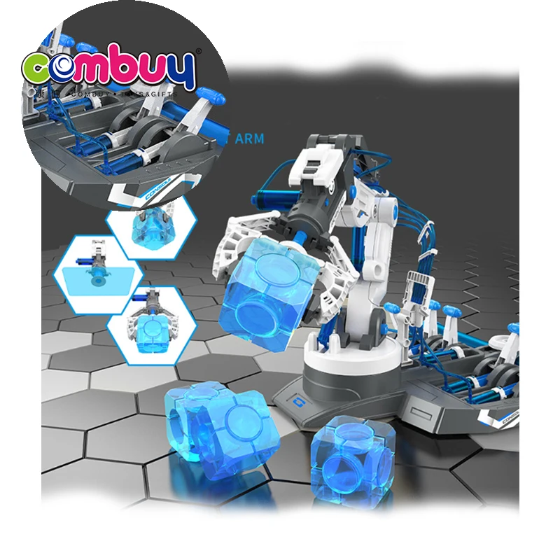 Обучающая научная сборка робот arm 3 в 1 гидравлические механические игрушки «сделай сам»