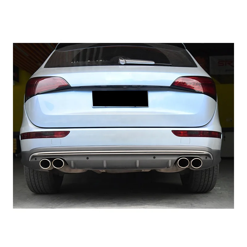 2008-2017 Factory Auto Parts ABS Material Rear Diffuser with tail pipes For Audi Q5 SQ5 Sports version Rear Bumper Facelift