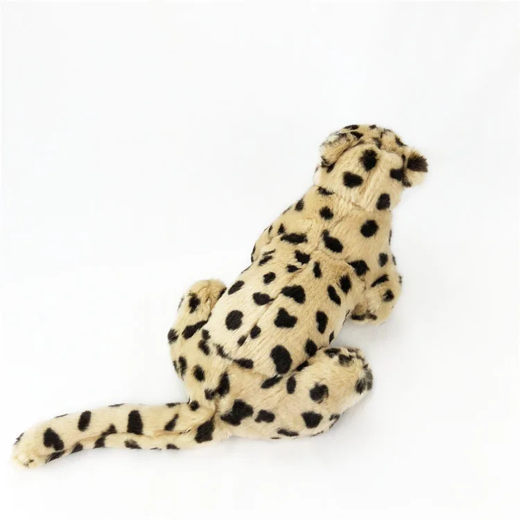 New Arrival Hot and funny realistic leopard simulation panther plush toy
