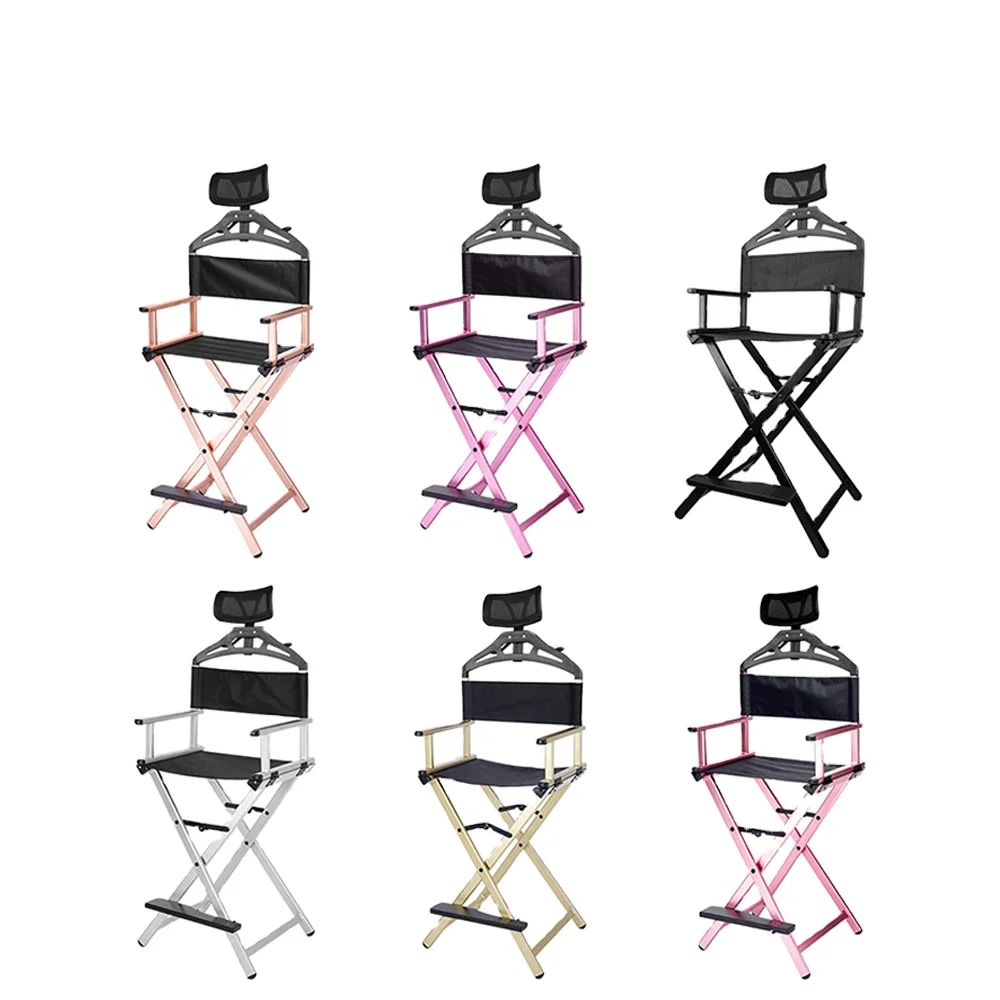 Высокопрочное алюминиевое кресло для макияжа с подголовкой современный дизайн уличной садовой мебели