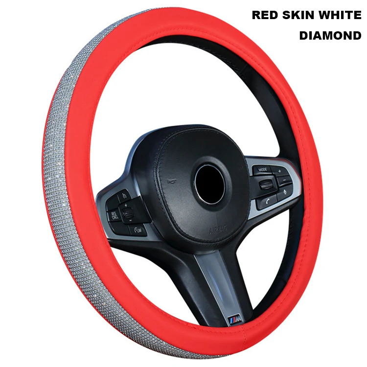 Чехол для руля автомобиля со стразами, 38 см * 8,2 см