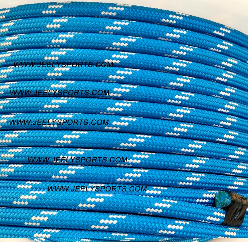 4mm 6mm 8mm 10mm 12mm 14mm Solid Double Braided UHMWPE Core With Polyester Cover Sheath Rope For Sailboat