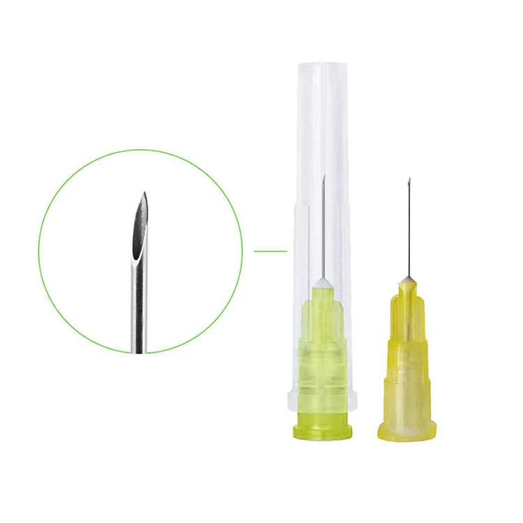 Beauty Women Medical Sterile 27g 38mm Blunt Micro Tip Cannula Needle For Hyaluronic Acid Face