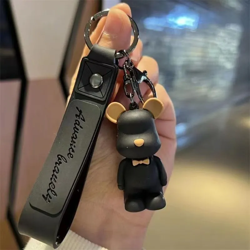 Chameleon Bear Creative Key chain Bear Wholesale car couple key pendant doll bag pendant keychain