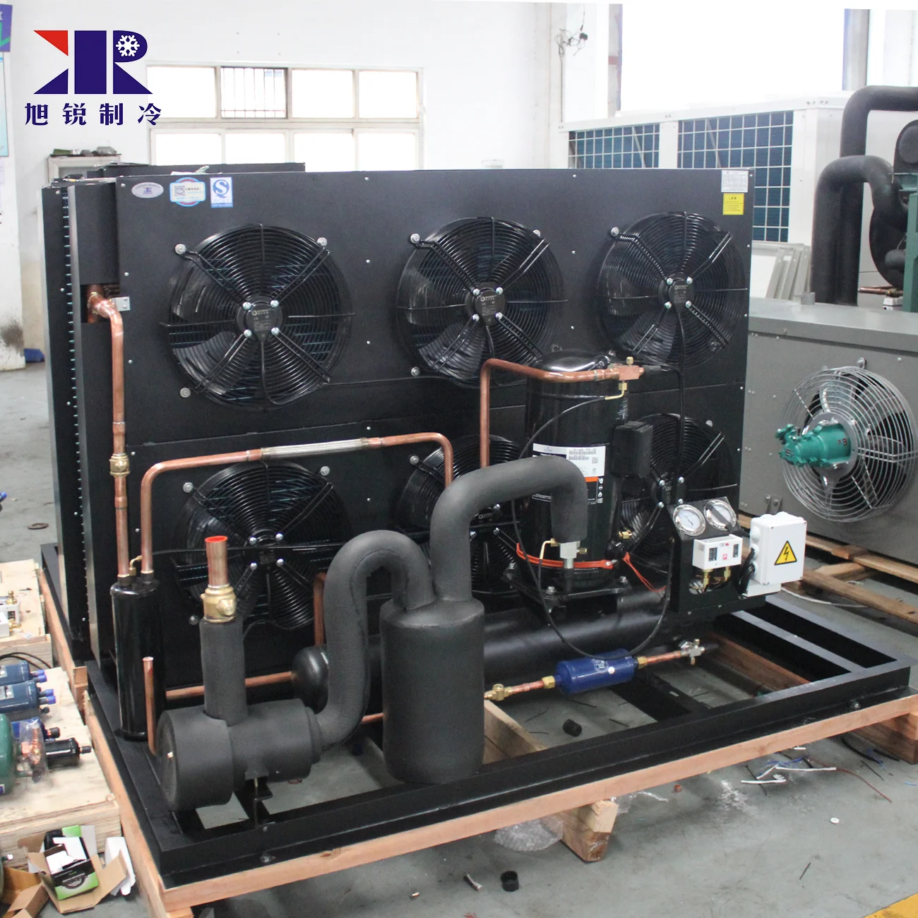 5% Discount 15hp Scroll Compressor Condensing Unit Air Cooled Cold Storage Room Freezer Room for Cold Room Keep Fruit Fresh