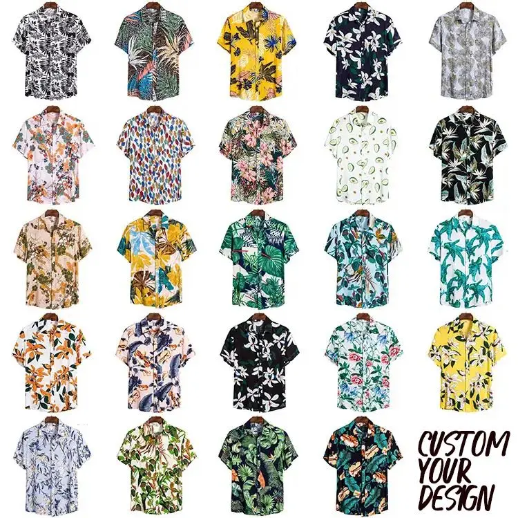 100% Rayon Fabric Hawaii Vintage Polynesian Tribal Fabrics Soft & Breathable Garment Material