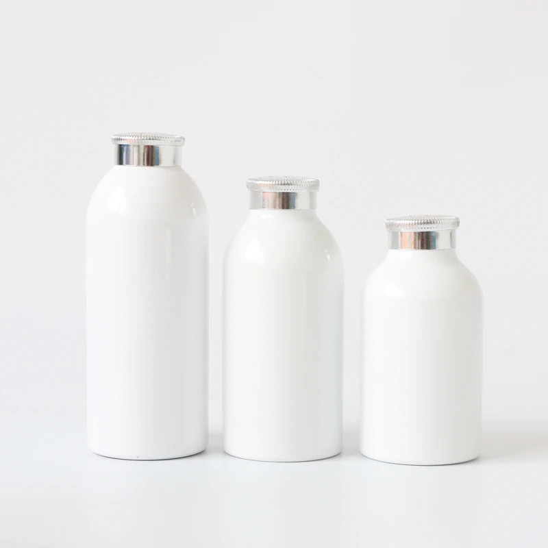 50g 100g 200g Aluminum Powder Bottle Talc Powder Container with Sifter Lid Packaging