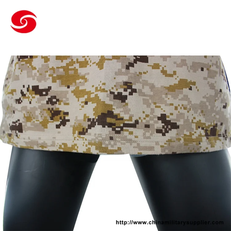 Durable Plain 100% Cotton Desert Digital T Shirt for Saudi Arabia