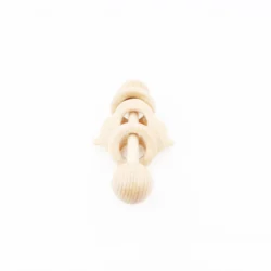 Детские Бук деревянная погремушка игрушки, плюшевые игрушки Вязание игрушки Дизайн погремушки